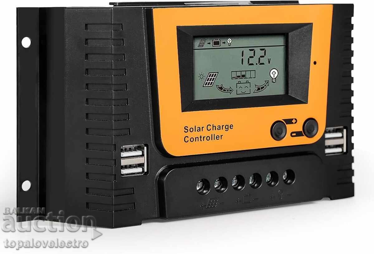 NEW! PWM solar charge controller 12V/24V/36V/48V, 40A NEW! PWM solar charge controller 12V/24V/36V/48V, 40A