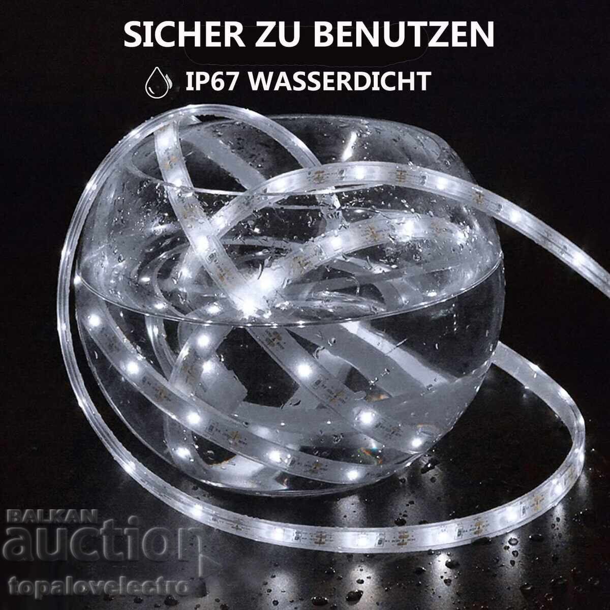 ΝΕΟ! LED ταινία για εξωτερική και εσωτερική χρήση 5 μ., θερμό λευκό με τιμή € 11.00 | 21.51 BGN ΝΕΟ! LED ταινία για εξωτερική και εσωτερική χρήση 5 μ., θερμό λευκό με τιμή € 11.00 | 21.51 BGN