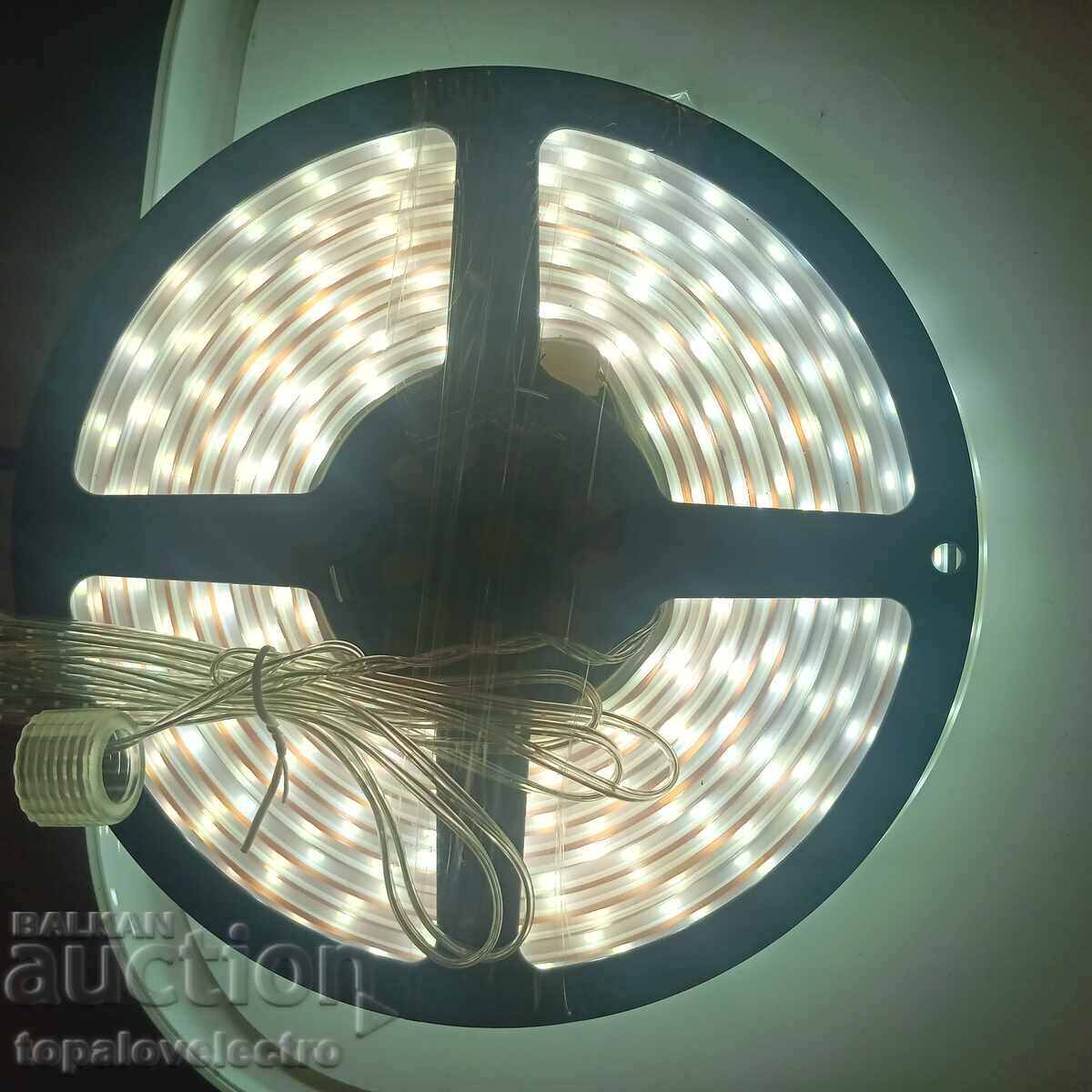 ΝΕΟ! LED ταινία για εξωτερική και εσωτερική χρήση 5 μ., θερμό λευκό - 6 ΝΕΟ! LED ταινία για εξωτερική και εσωτερική χρήση 5 μ., θερμό λευκό - 6