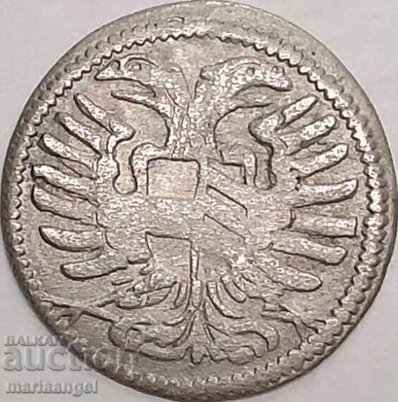 1 Groș 1669 Austria 3 Kreuzer Groschel Opeln Leopold argint - 6