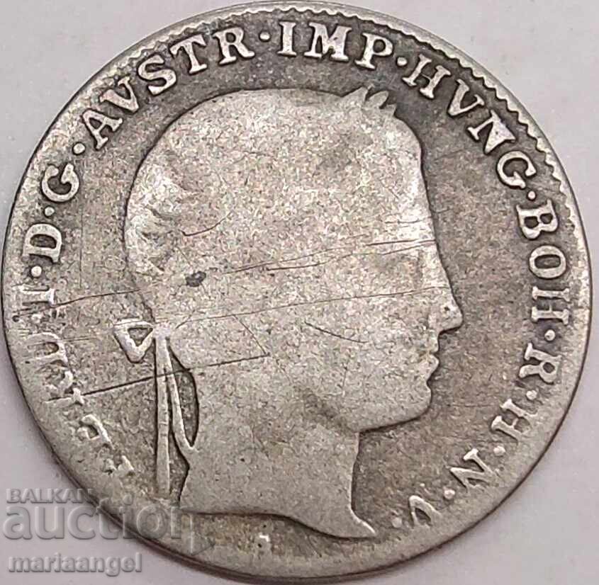 Παράδοση 3 κρόιτσερ 1843 Αυστρία Α-Βιέννη Φερδινάνδος I ασήμι - σπάνιο! Παράδοση 3 κρόιτσερ 1843 Αυστρία Α-Βιέννη Φερδινάνδος I ασήμι - σπάνιο!