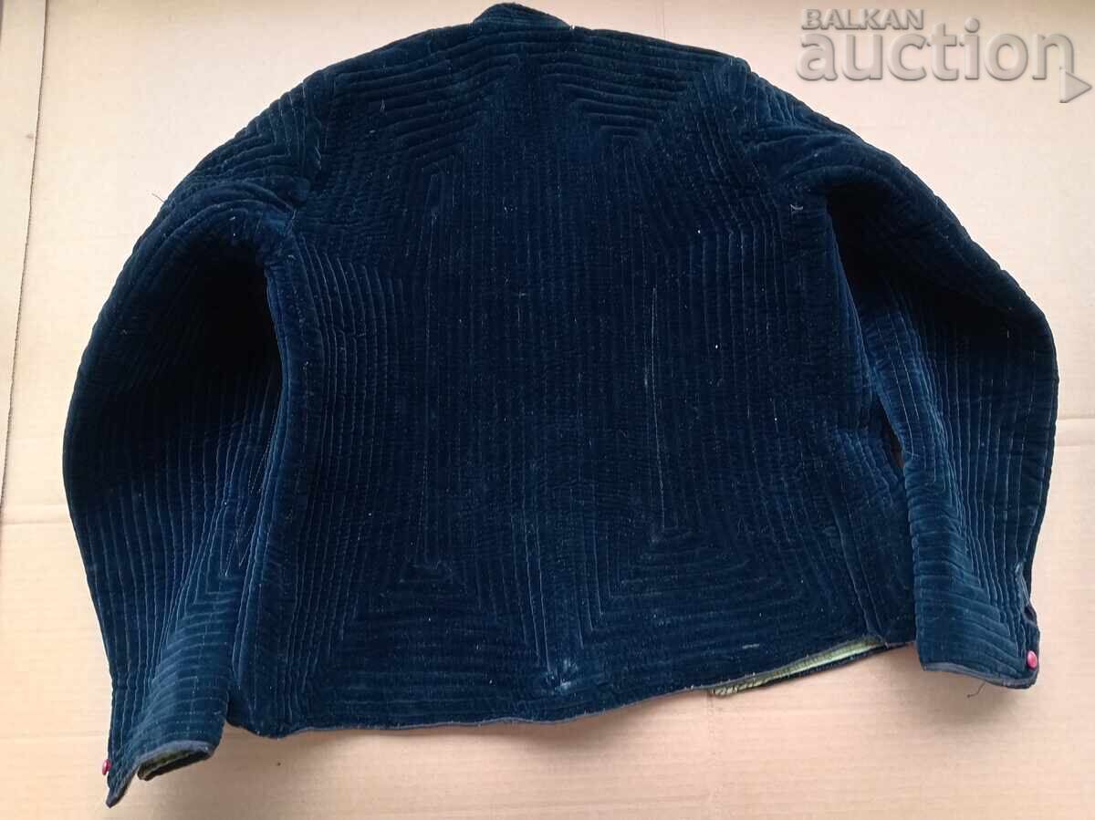 Аукцион Женско дреха от кадифе антерия елек с ръкави носия