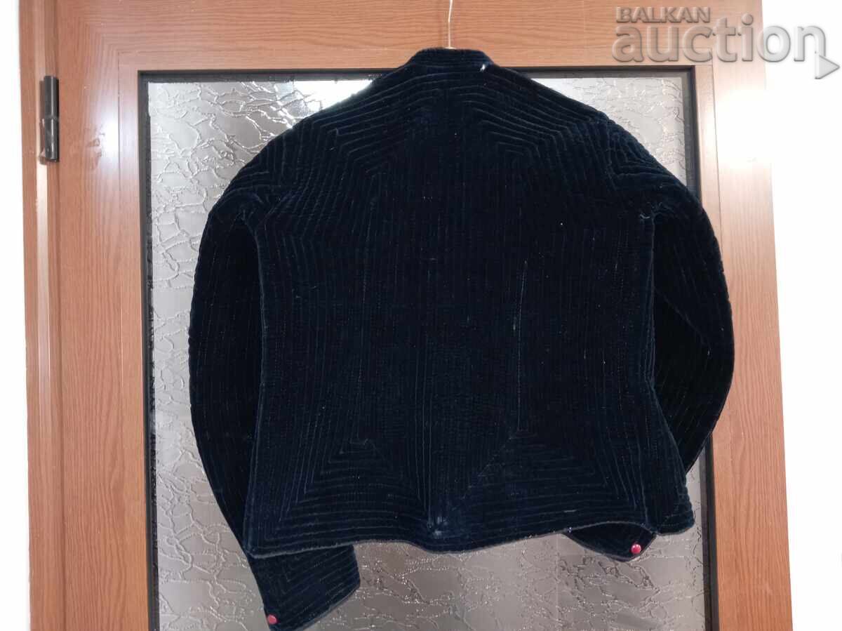 Доставка на Женско дреха от кадифе антерия елек с ръкави носия