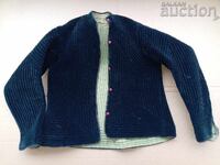 Женско дреха от кадифе антерия елек с ръкави носия