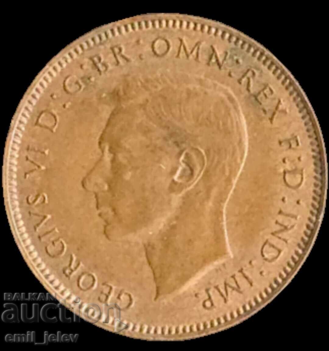Licitație Regatul Unit 1 farthing 1946 Licitație Regatul Unit 1 farthing 1946