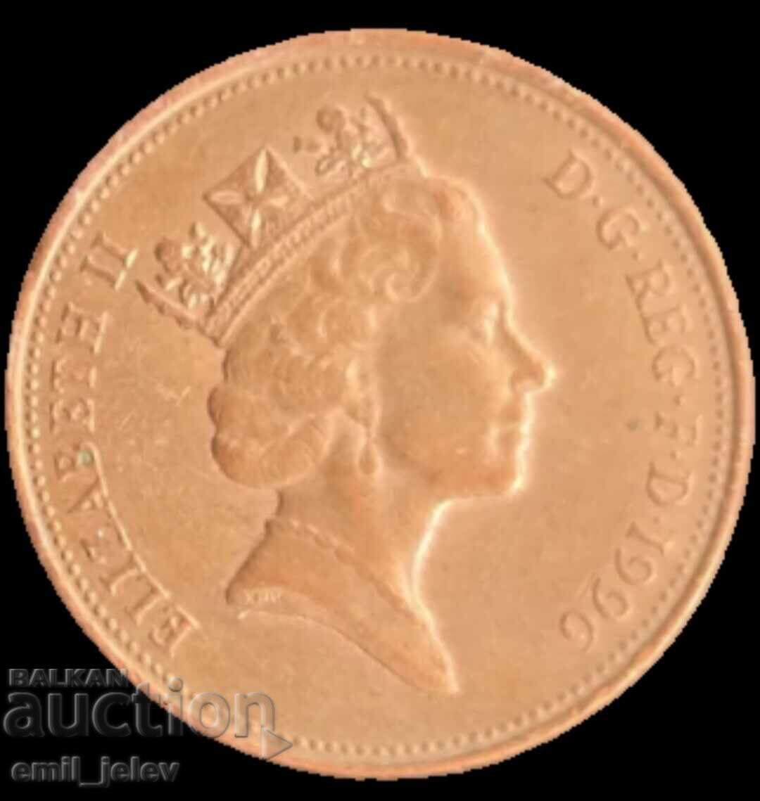 Licitație 2 pence - Regatul Unit (United Kingdom) 1996 god
