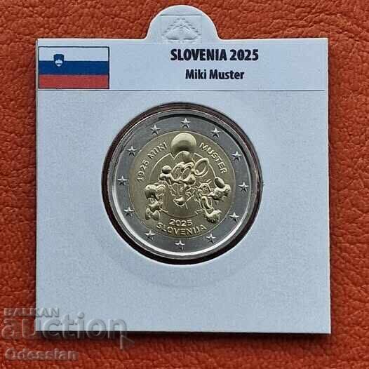 Slovenia • 2 euro • 2025 • Mickey Mouse