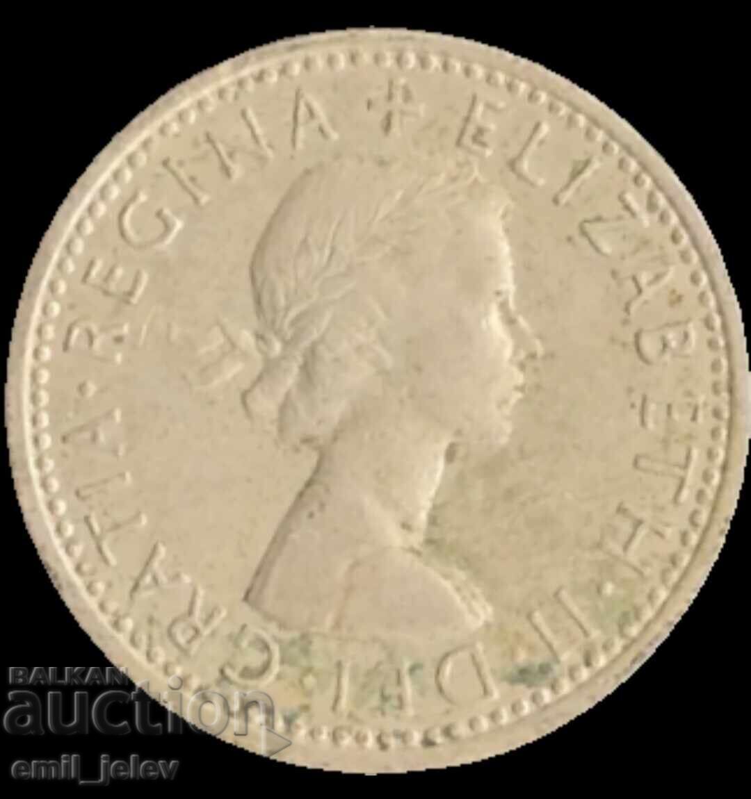 Licitație Marea Britanie 6 pence 1966 Licitație Marea Britanie 6 pence 1966