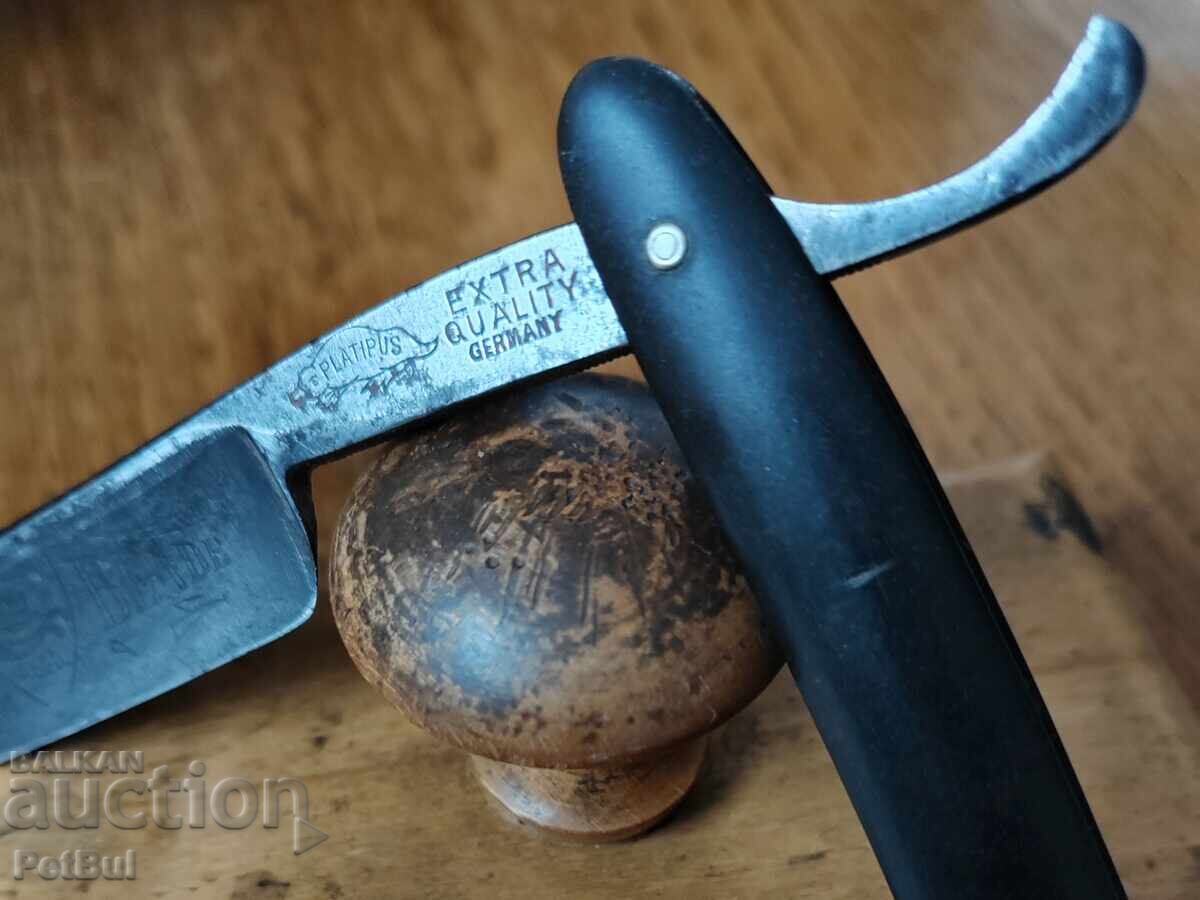 Παράδοση Σπάνιο Παλιό Ξυράφι PLATIPUS Germany DAMAS BLADE Registered Παράδοση Σπάνιο Παλιό Ξυράφι PLATIPUS Germany DAMAS BLADE Registered