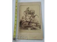 Παλιά φωτογραφία χάρτινη λιθογραφία Βοεβόδας Ελλάδα