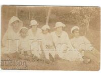 191? СТАРА СНИМКА ЖЕНСКО-ДЕТСКИ ИЗЛЕТ В БЯЛО Е766