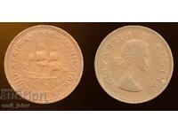 Южна Африка 1 пени 1958 год.-South Africa 1 penny