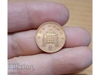 1 penny Marea Britanie 2007 cu luciu