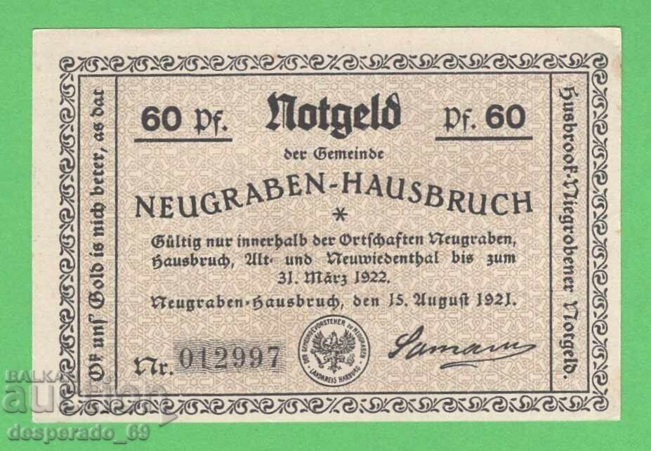 (¯`'•.¸NOTGELD (city Neugraben-Hausbruch) 1921 UNC -60 pfennig with price € 1.50 | 2.93 BGN (¯`'•.¸NOTGELD (city Neugraben-Hausbruch) 1921 UNC -60 pfennig with price € 1.50 | 2.93 BGN