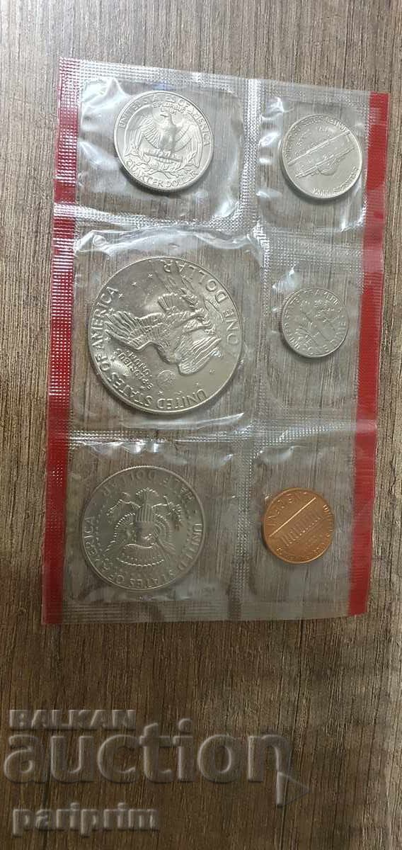 САЩ, 1977 г. Лот от 6 бр. НЕЦИРКУЛИРАЛИ монети. БЗЦ с цена € 0.01 | 0.02 лв. САЩ, 1977 г. Лот от 6 бр. НЕЦИРКУЛИРАЛИ монети. БЗЦ с цена € 0.01 | 0.02 лв.