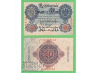 (¯`'•.¸GERMANIA 20 de mărci 1914¸.•'´¯)