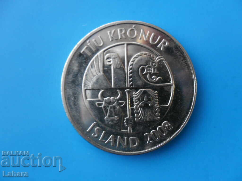 10 coroane 2008 Islanda cu preț € 1.20 | 2.35 BGN 10 coroane 2008 Islanda cu preț € 1.20 | 2.35 BGN