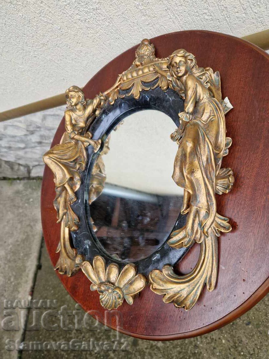 Oglindă antică franceză superbă, stil Secession - 5 Oglindă antică franceză superbă, stil Secession - 5