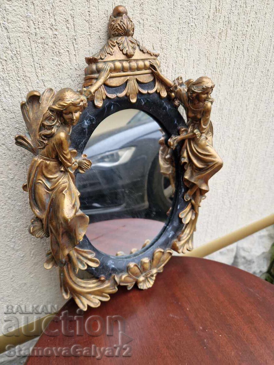 Oglindă antică franceză superbă, stil Secession - 6 Oglindă antică franceză superbă, stil Secession - 6