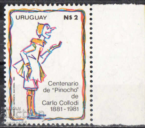 1982. Уругвай. 100 години от публикуването на „Пинокио“. 1982. Уругвай. 100 години от публикуването на „Пинокио“.