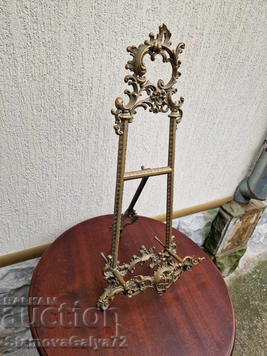 Чифт страхотни антикварни бронзови стойки - 6