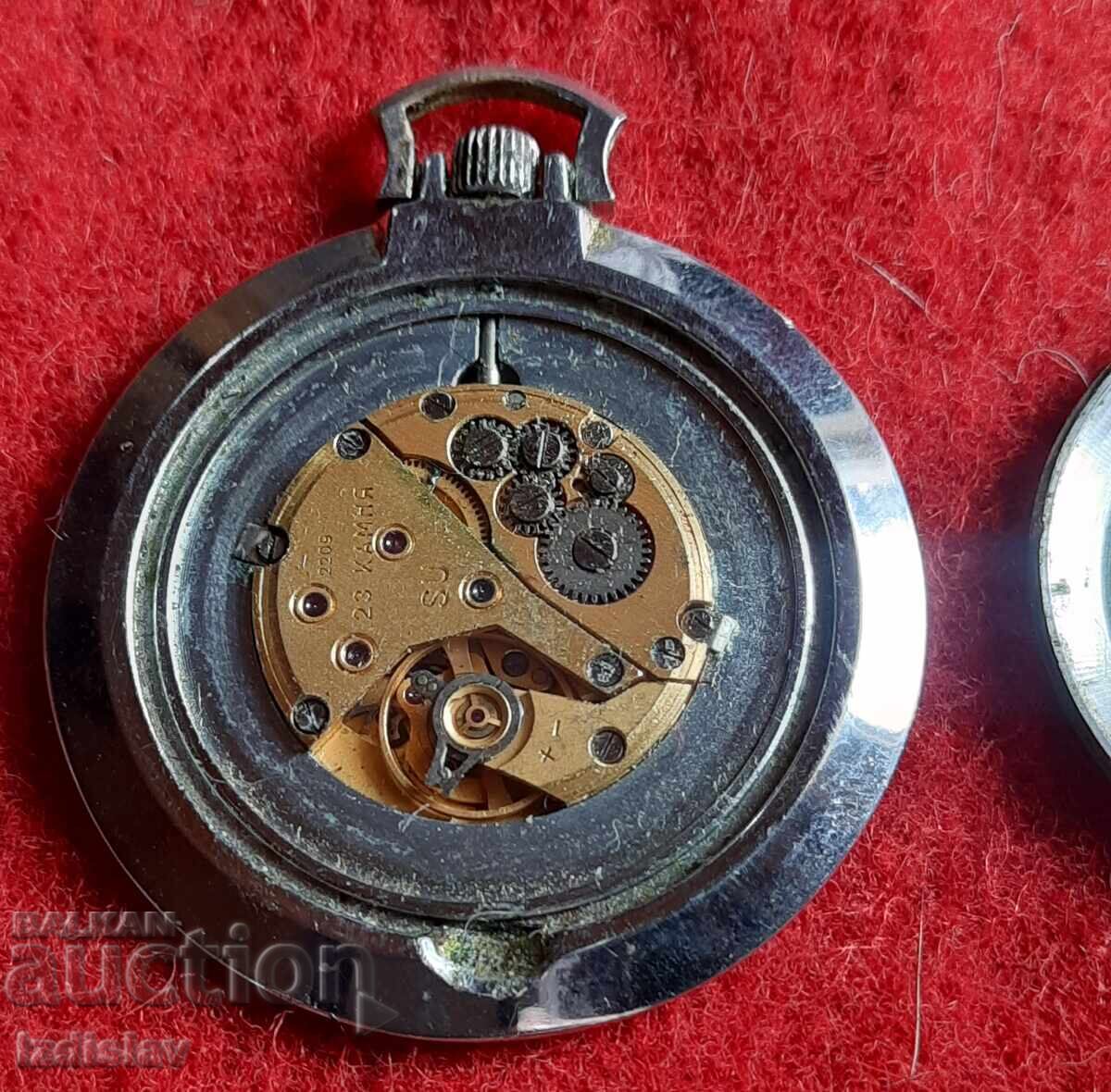 Ceas de buzunar sovietic pentru piese - 5 Ceas de buzunar sovietic pentru piese - 5