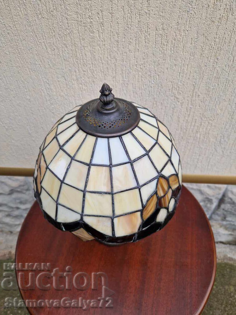 Frumoasă lampă de noptieră antică Tiffany - 6 Frumoasă lampă de noptieră antică Tiffany - 6