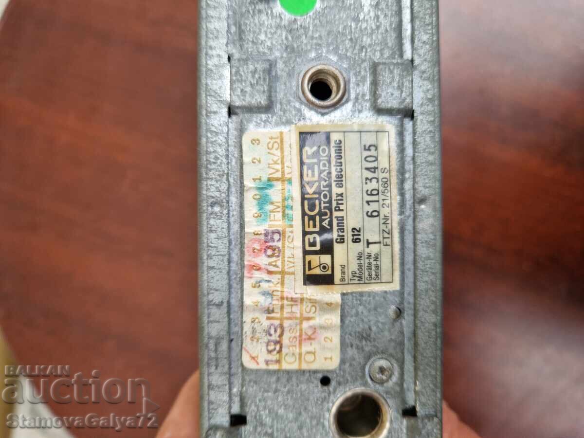 Γνήσιο ραδιοκασετόφωνο για Mercedes 126 Becker - 7