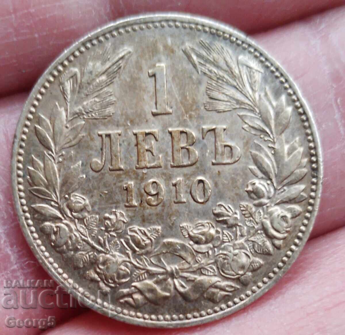 1 lev 1910 cu preț € 20.00 | 39.12 BGN