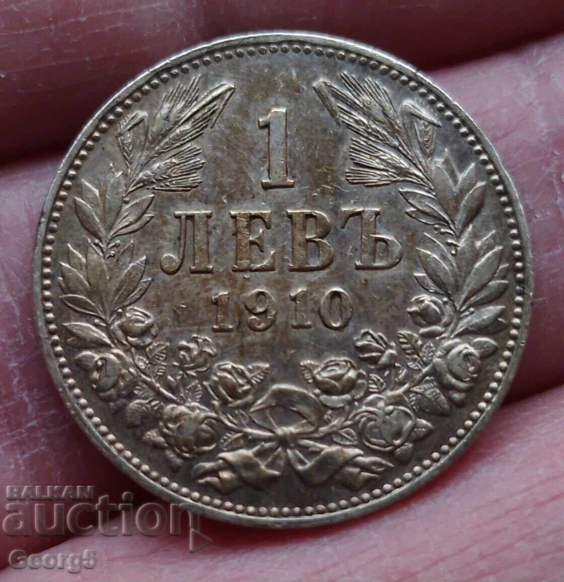 Licitație 1 lev 1910