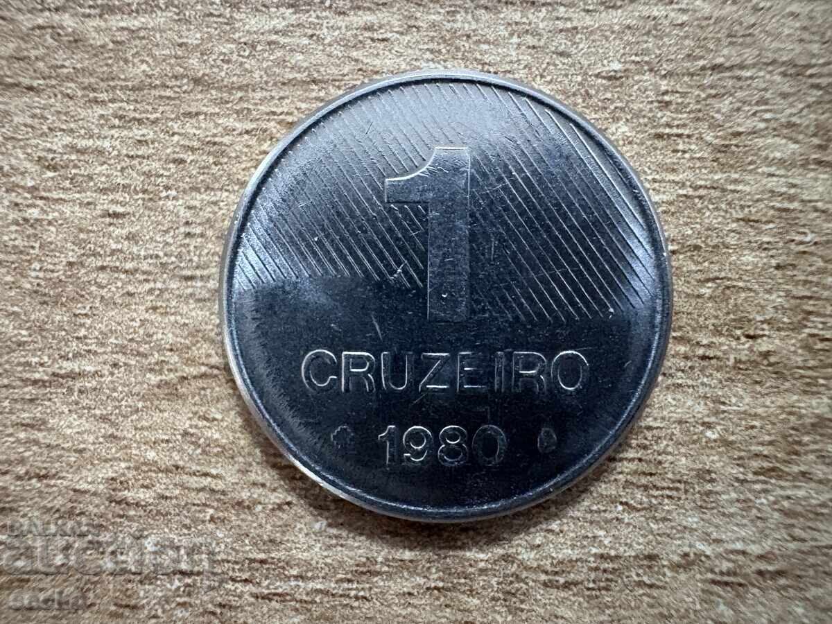 Βραζιλία - 1 κρουζέιρο (1980)