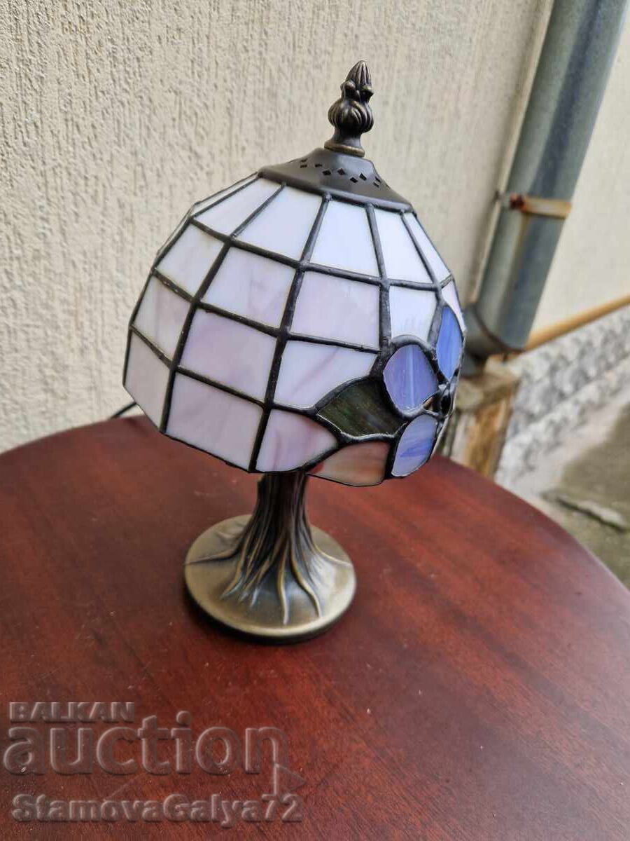 Чудесна антикварна настолна лампа Тифани - 5