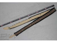 Centură brodată pentru costum popular, cataramă, pafta