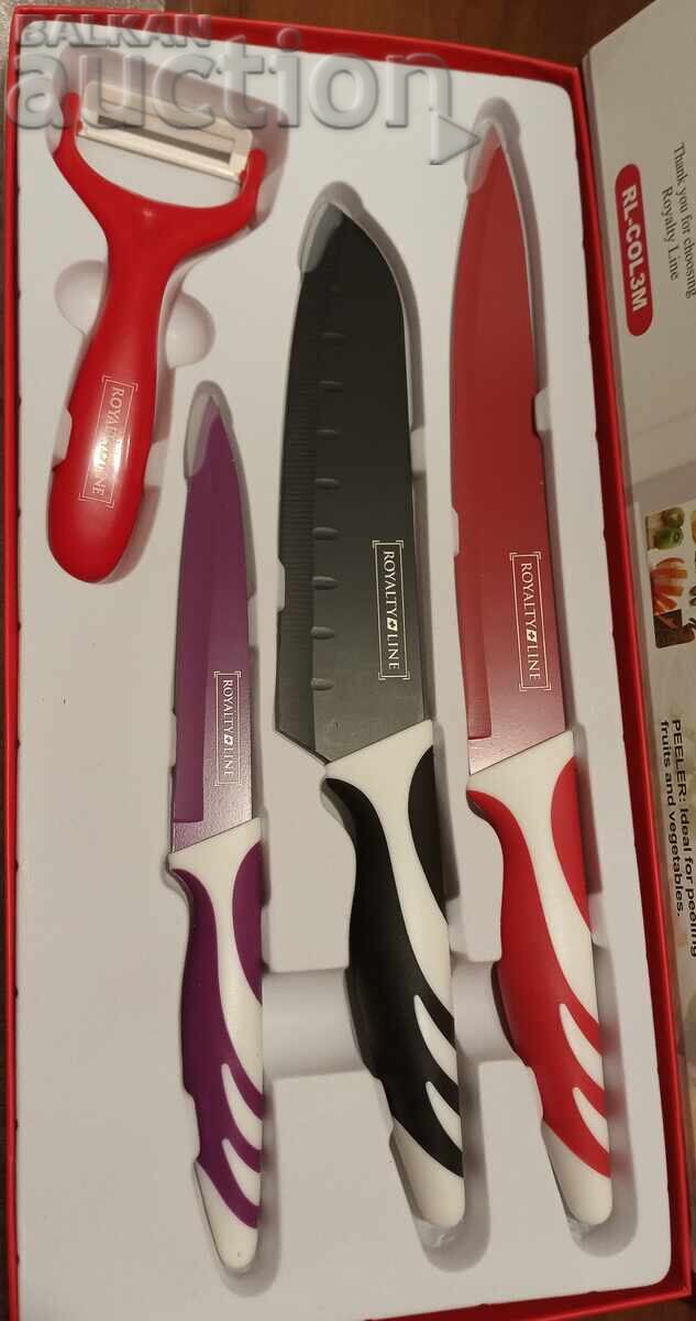 Комплект ножове 3+1 Нови