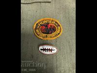 Hunting patch and badge