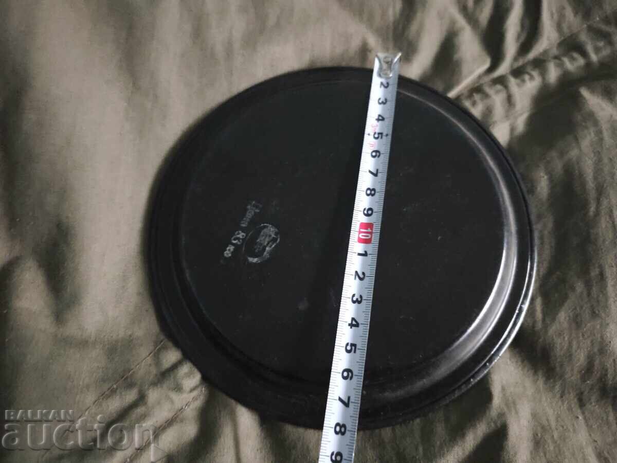 Аукцион метална рисувана чиния СССР