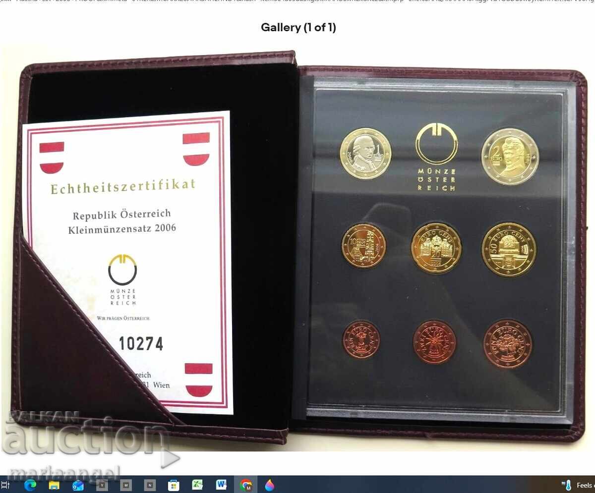 Set Euro Austria 2004 - PROOF certificate box - 7