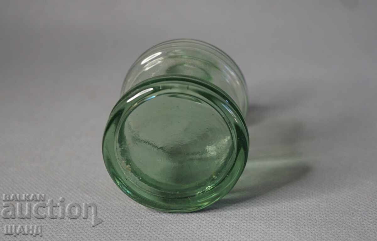 Παράδοση Παλιό γυάλινο μπουκάλι μελάνης μελανωτήρας