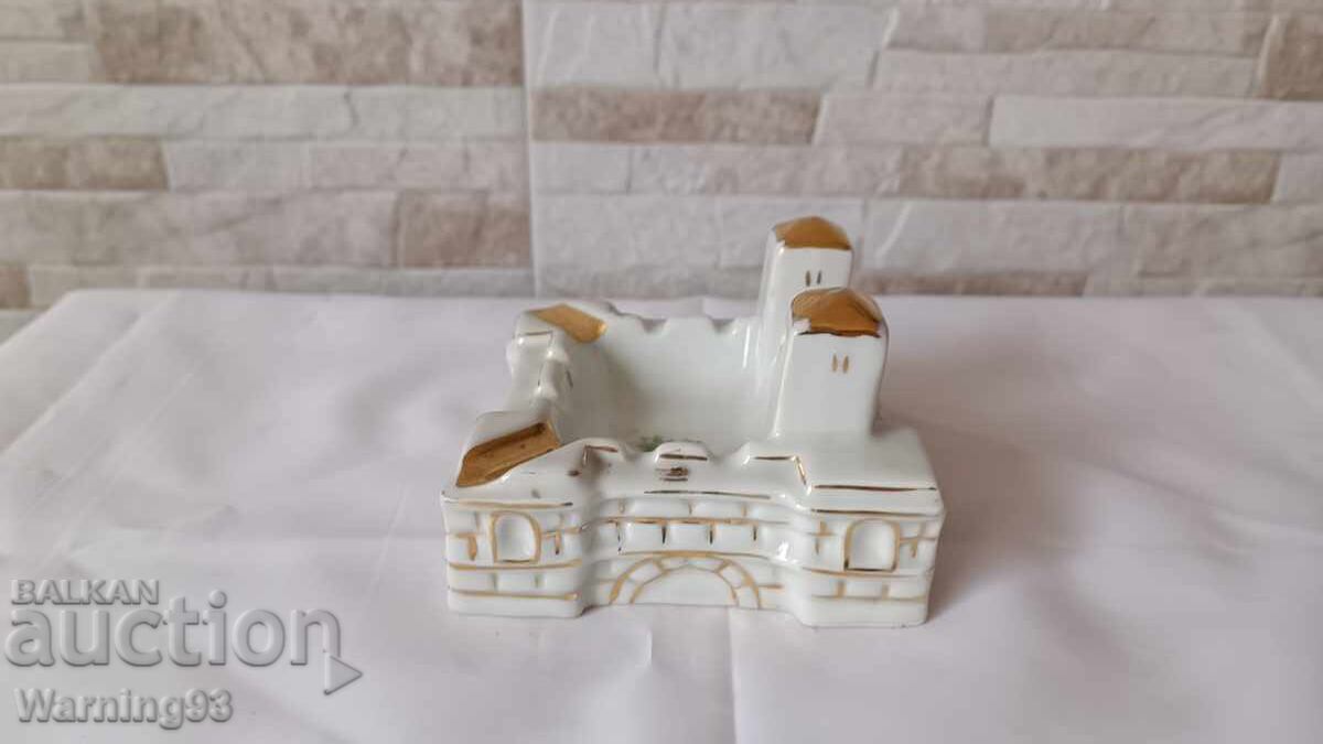 Порцеланов пепелник - Баба Вида - Завод Сталин Видин - 1960г - 6