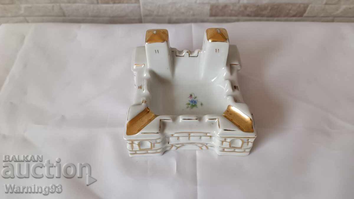 Порцеланов пепелник - Баба Вида - Завод Сталин Видин - 1960г