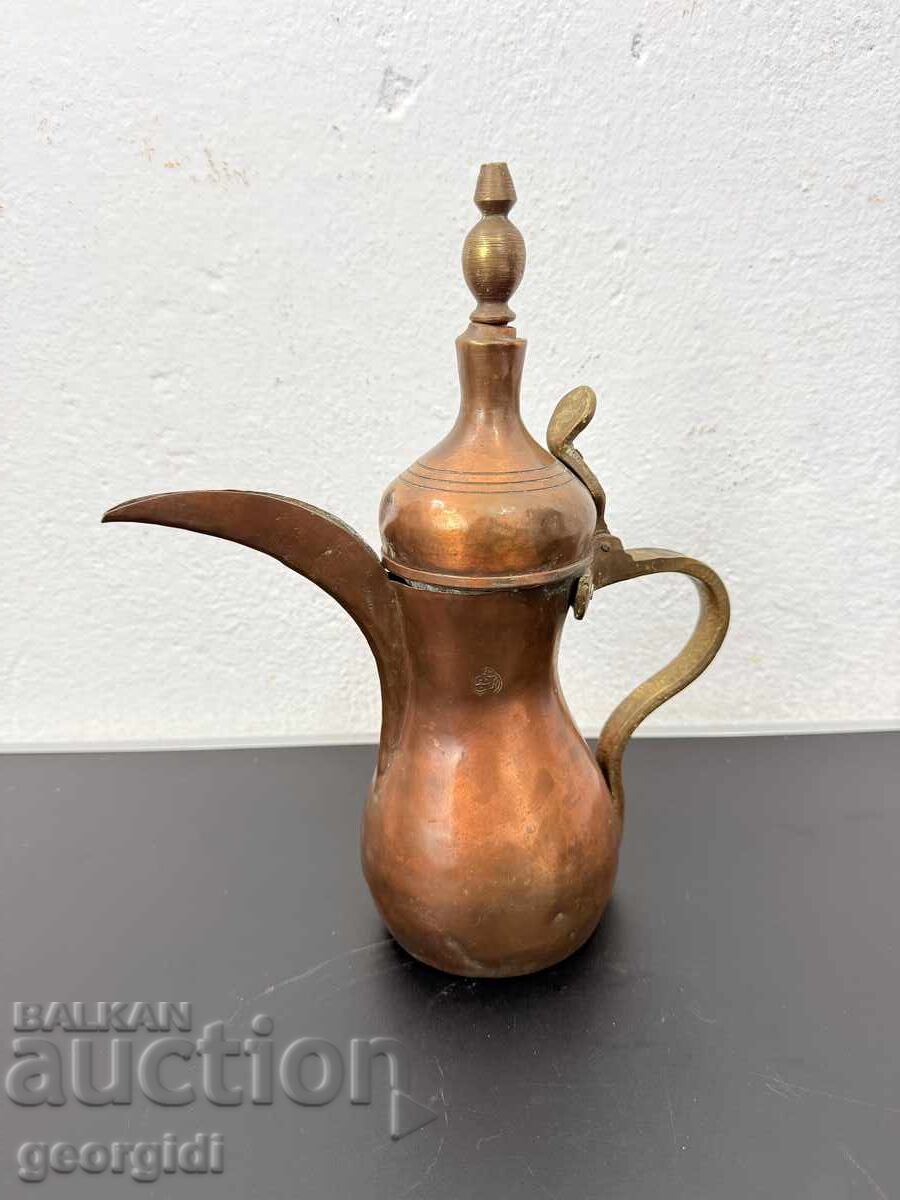 Аукцион Месингов османски / арабски ибрик / кафеник. №7826