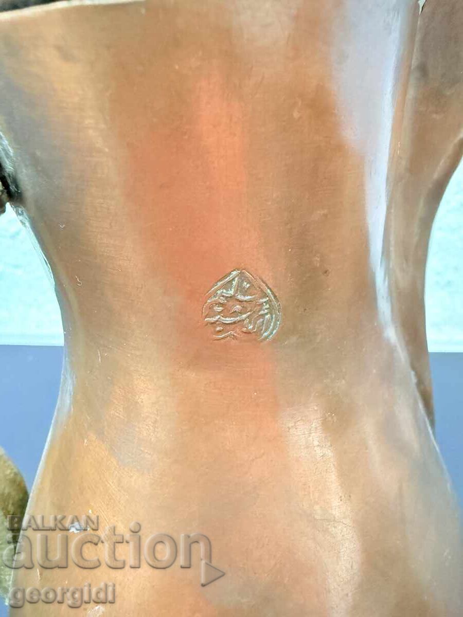 Месингов османски / арабски ибрик / кафеник. №7826 - 6