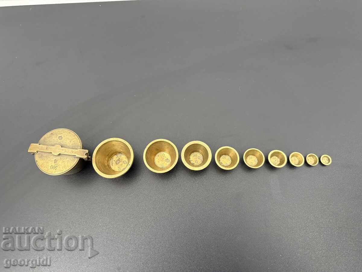 Σετ χάλκινων βαρών φωλιάς. №7827 με τιμή € 80.00 | 156.47 BGN Σετ χάλκινων βαρών φωλιάς. №7827 με τιμή € 80.00 | 156.47 BGN