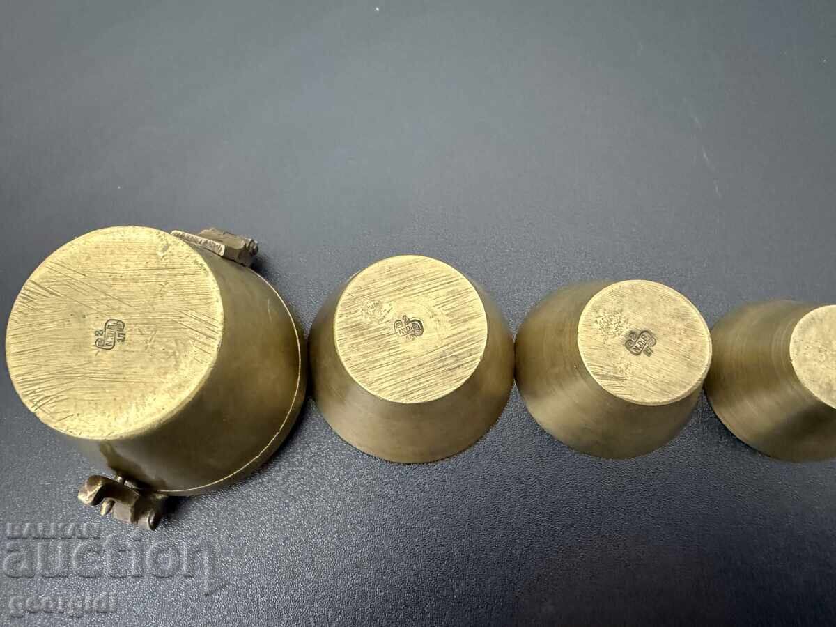 Σετ χάλκινων βαρών φωλιάς. №7827 - 6 Σετ χάλκινων βαρών φωλιάς. №7827 - 6