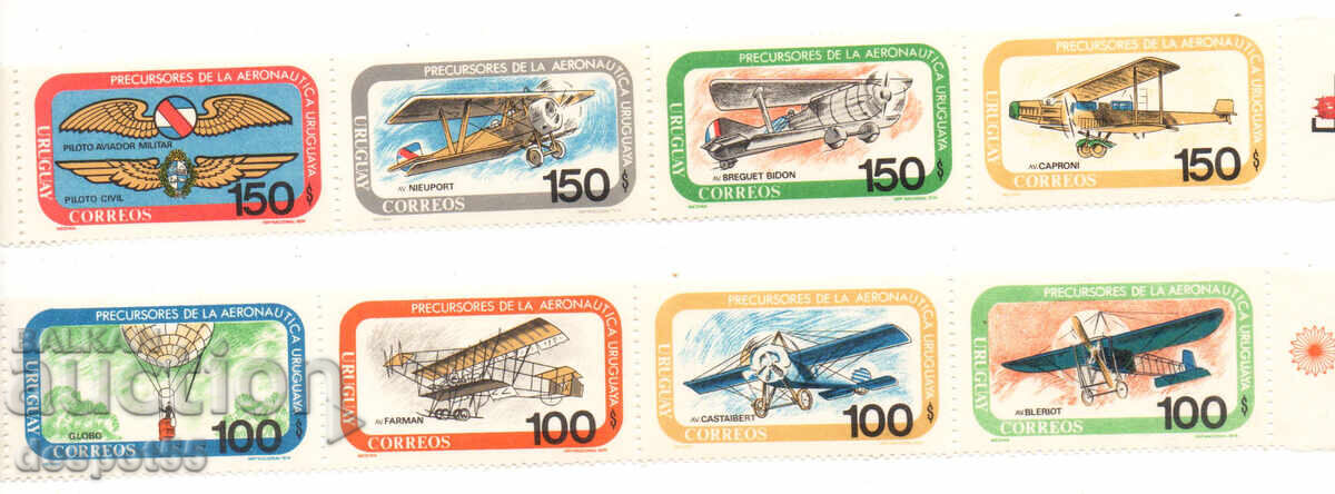 1974. Уругвай. История на авиацията.