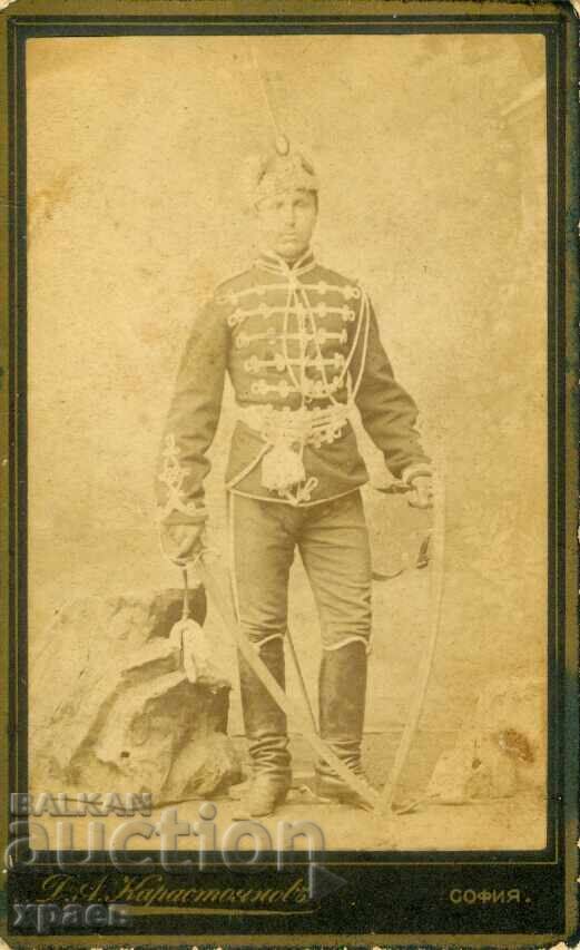 СТАРА ФОТОГРАФИЯ - КАРТОН - Д.КАРАСТОЯНОВ – СОФИЯ - М1350