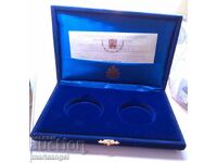 Cutie pentru 2 monede Vatican de 10.000 lire
