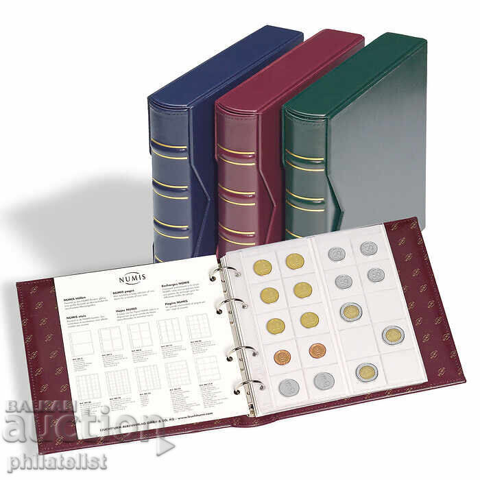 Leuchtturm NUMIS Classic album with 5 red leaves Leuchtturm NUMIS Classic album with 5 red leaves