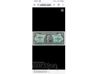 UNC. Bancnotă veche, rară din Cuba 5 Pesos 1959