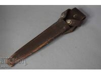 Стара Военна кожена кания за нож,кортик,кама